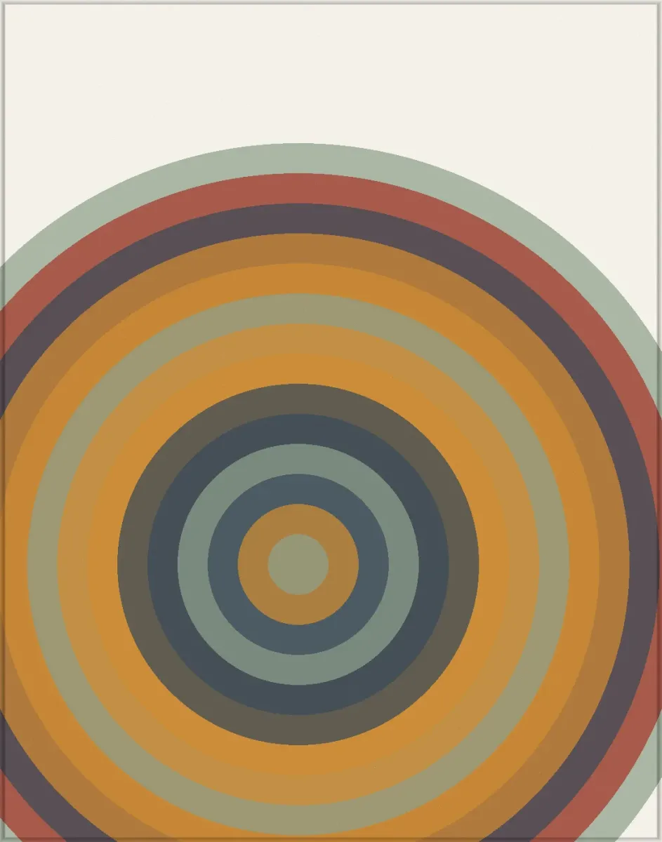 Concentric Study (Blue Centre)